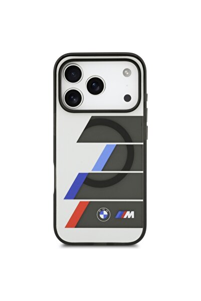 BMW Husă MagSafe Tricoloră M cu Butoane Metalice iPhone 17 Pro Max