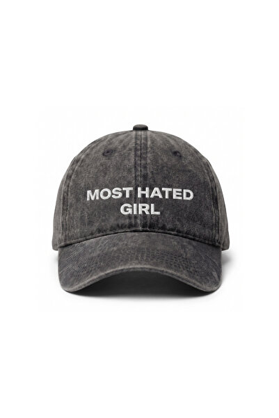 Tresore ''Most Hated Girl'' Embroidered Washed Hat /''En Sevi̇lmeyen Kiz'' Em...