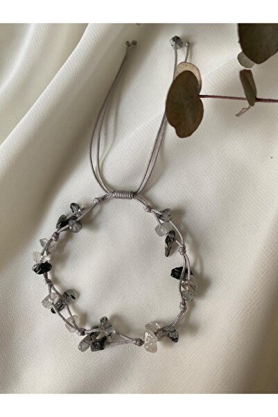sabiha aksesuar Real Broken Natural Stone Rope Bracelet