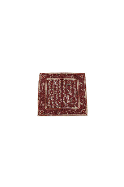 Zehra Abla Halı New Handcrafted Masterpiece Fine Sand Beaded Table Coffee Tab...