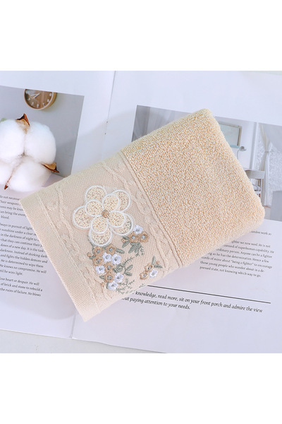 choice2 34x74cm Light Brown Thickened Absorbent Towel Cotton Quick Absorbent ...