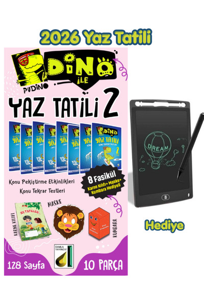 Damla Yayınevi Damla 2.Sınıf'tan3.Sınıfa Geçenler İçin Pudino İle Dino Hafta ...