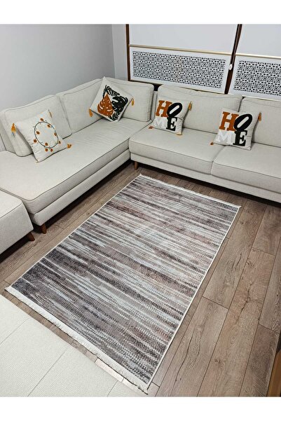 ALLGELSİN Zrh Woven Base Bamboo Digital Printing Living Room Carpet Non-Slip ...