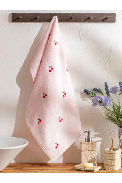 LC Waikiki Cherry Embroidered Face Towel 50x80 cm