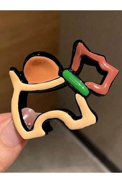 Asteria Jewelry Agatha Dog Silhouette Acrylic Latch Buckle