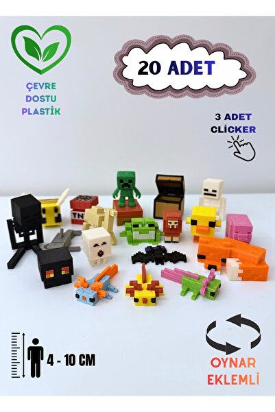You Toys Minecraft Figür Oyuncak Seti / Minik Çocuk Hediye Oyuncak Setleri 20...