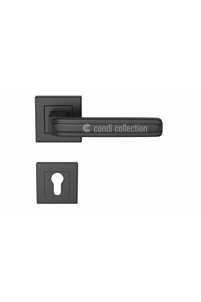 Condi Collection مقبض باب من الفولاذ المقاوم للصدأ باللون الأسود من ييل طراز ...