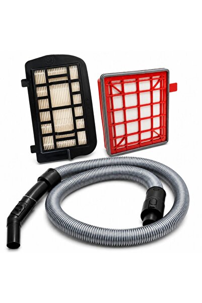 Ürkmez Ticaret Set de filtre Hepa + Furtun pentru aspirator compatibil cu asp...