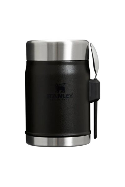 Stanley Classic Stainless Steel Food Thermos with Spoon 0.40 Lt - Black 2.0