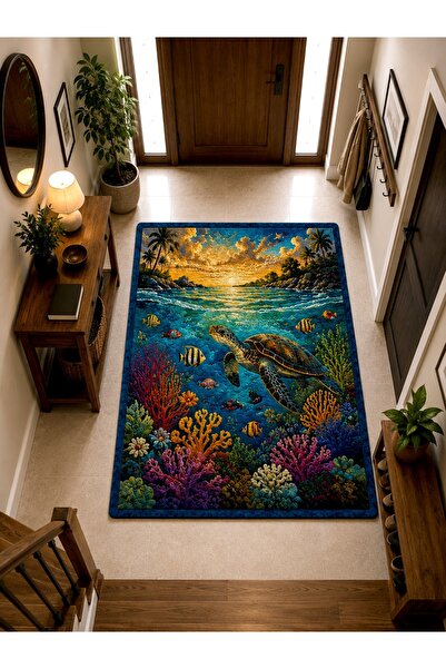 Rugs Modern Halı SDT Geleneksel Desenli Modern Dokuma Taban Dekoratif Halı sd...