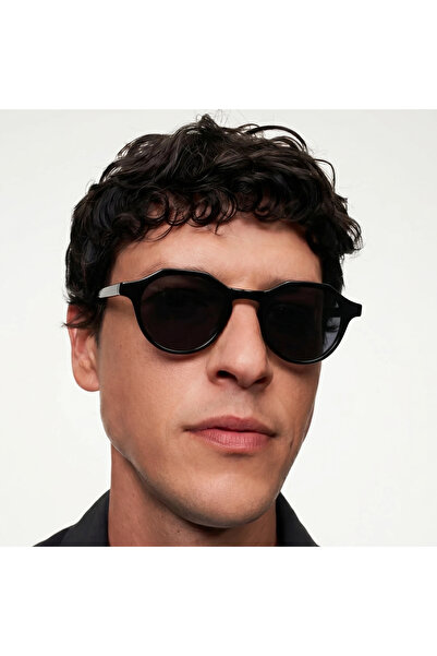 Babafiyatlar Theo Black Unisex Sunglasses