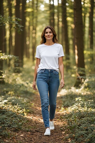 White Wise Tricou vascoza cu pietricele