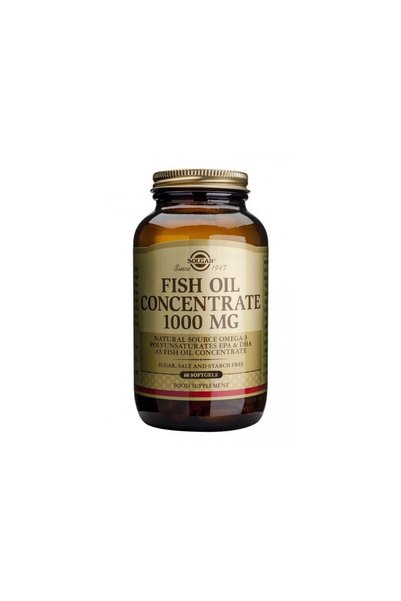 Solgar Fish Oil Concentrate 1000 Mg 60 Softgels