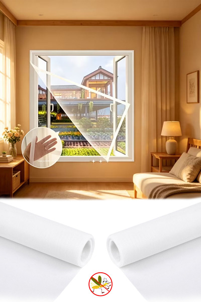 COZY SENSE Sineklik Perdesi Büyük Boy Sinek Engelleyici Perde Çıkarılabilir K...