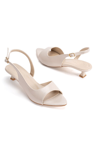 Melvoria Women's Open-Back Casual Low-Heeled Shoes