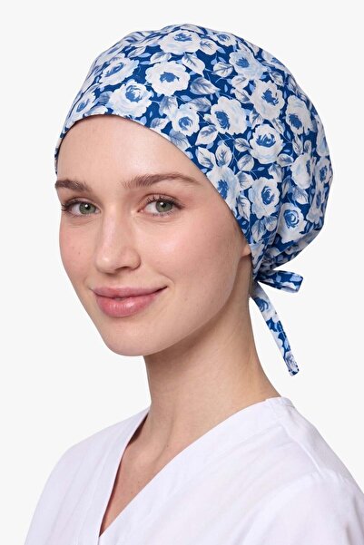 Viridi Medical Fashion MAVİ GÜL CERRAHİ BÜYÜK KLASİK BONE