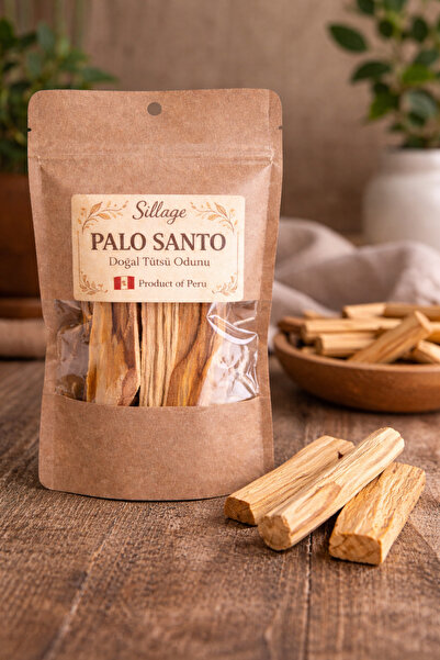 SillageCandle Sillage Premium Palo Santo Ritüel ve Arınma Mistik Tütsü Odunu ...