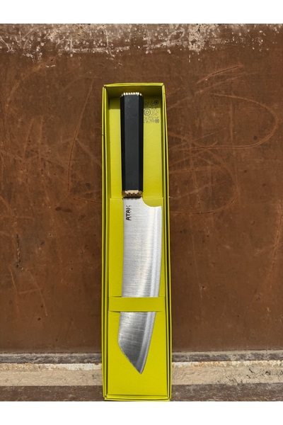 Atakknives Doğrama Aşçı Şef Bıçağı - isim yazılır - hediye ürün- kutulu- Kesk...