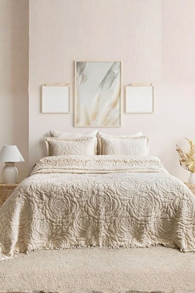Layan Home 7 Katlı Müslin Soft Rose Tek Kişilik Yorgan