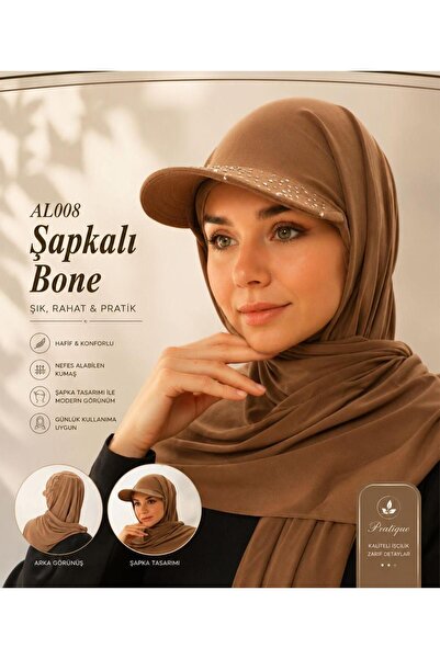 mikam Hat with Full Stone Decoration and Stone-Embellished Bone Shawl