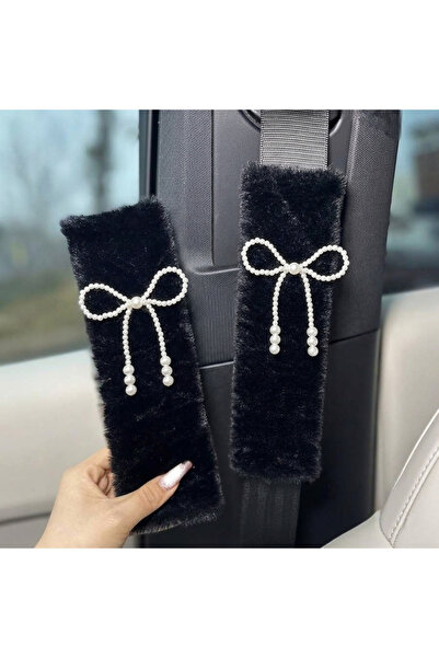 merdümek Bow ribbons peluş Emniyet kemeri kılıfı - oto Emniyet kemeri aksesua...