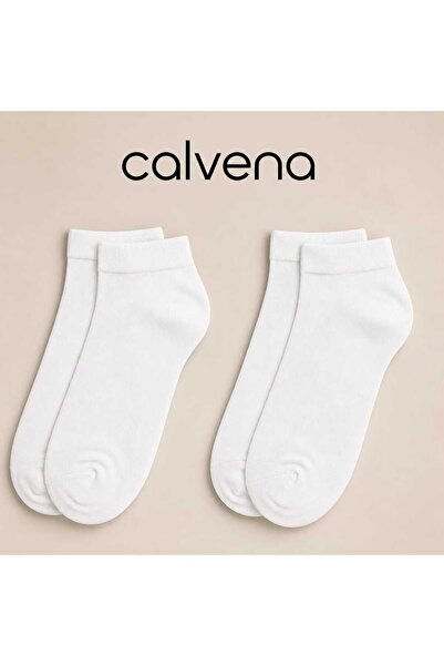 Calvena Women's 2-Piece Bamboo Booties Socks