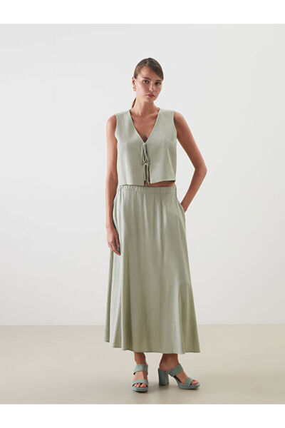 LC Waikiki A-Line Skirt with Elastic Waist