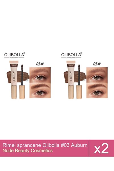 Makeup Set 2x Rimel sprancene Olibolla #03 Auburn