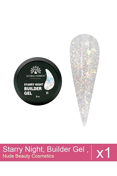 Makeup Set 1x Starry Night, Builder Gel , 15 g , Nr 01