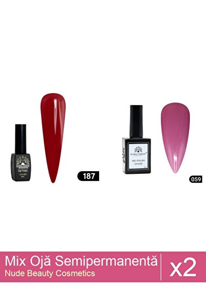 Makeup Mix Set of 2 Nail Polish products: BLACK ELITE semi-permanent nail pol...