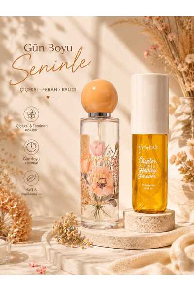 Girly Talk Golden Bloom 100 ml & Happy Forever 90 ml Kadın Parfüm Mist Seti 2’li