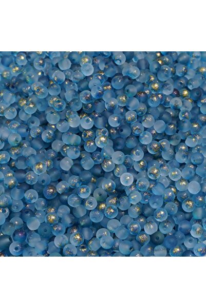Choice1 4mm 100pcs style 5 Exquisite 100Pcs/pack 4mm Multi-color Frosted Gold...