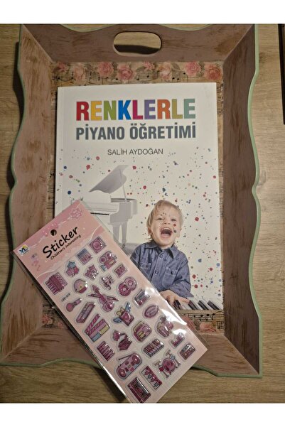 Arkadaş Yayıncılık Renklerle Piyano Öğrenimi Ve 28 li Müzikli Sticker Hediyeli