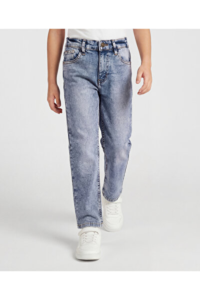 Pine kids Denim Woven Full Length Jeans - Blue