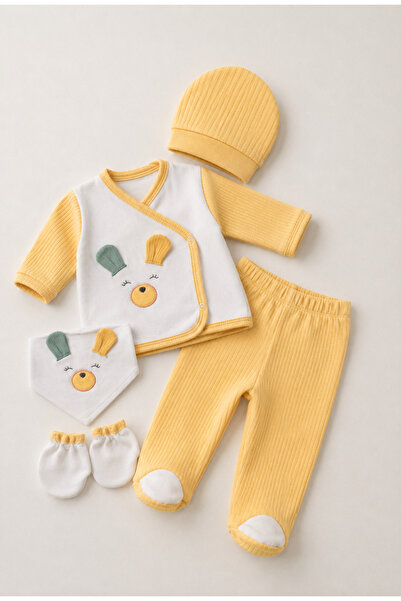 NEWBORN HOSPITAL EXIT SET OF 5 BODYSUIT SET BABY HOSPITAL EXIT SOUVENIR HOSPITAL EXIT