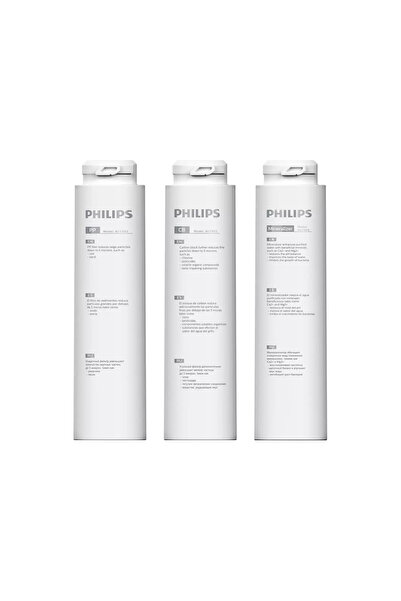 Philips Σετ Ανταλλακτικών Φίλτρων (PP+CB+Mineralizer) Αντίστροφης Όσμωσης AUT...