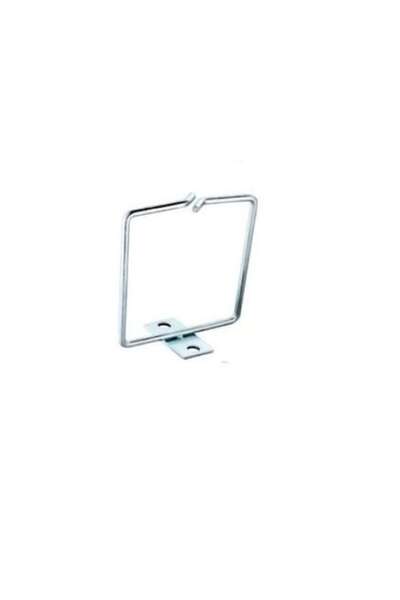 LanKATT Set of 10 - cable organizer guide for rack, Metal ring 80x80 (wire ma...