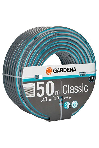 Gardena BAHÇE HORTUMU CLASSIC 18010-20 1/2 50 METRE DAYANIKLI BAHÇE SULAMA HO...