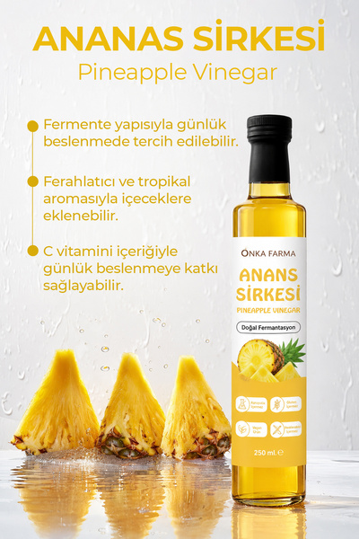 OnkaFarma Onka Farma Ananas Sirkesi 250 ml