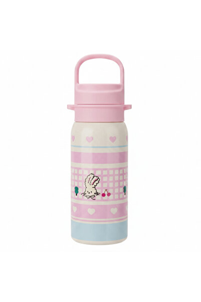 AKDC Pink & Cream Elegant Metal Water Bottle with Premium Designer Finish – 5...