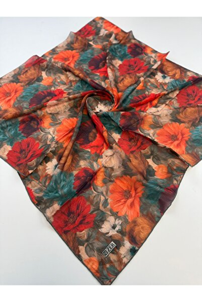 Butik وشاح ناعم رقيق منقوش بالورود العضوية (مضاد للانزلاق)