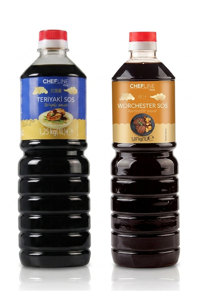 Chefline Teryaki Sos Ve Worchester Sos - 1'Er Litre