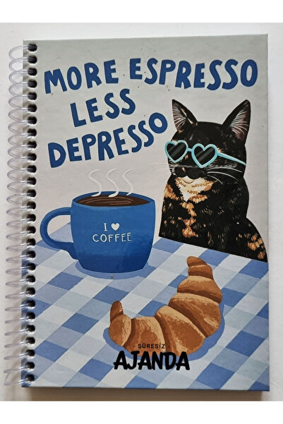 Modellino Spiralli Tarihsiz Sonsuz Ajanda Sticker Bulmaca Grafikler Motivasyo...
