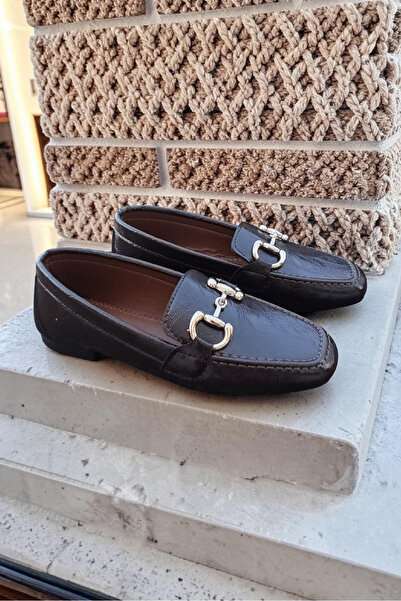 VİVA SHOES Women's Loafer Casual Buckle Ballerinas Daily Wear Thermo Sole Com...