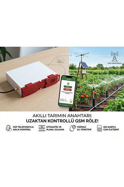 Regron Gsm Kontrol Röleli Dalgıç Pompa Sulama Sistemi