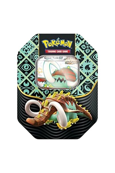 Pokemon Paldean Fates: Great Tusk ex Tin