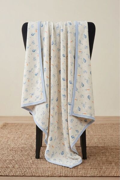 BenimBebek Double Layer Economical 80X90 Fabric Baby Blanket