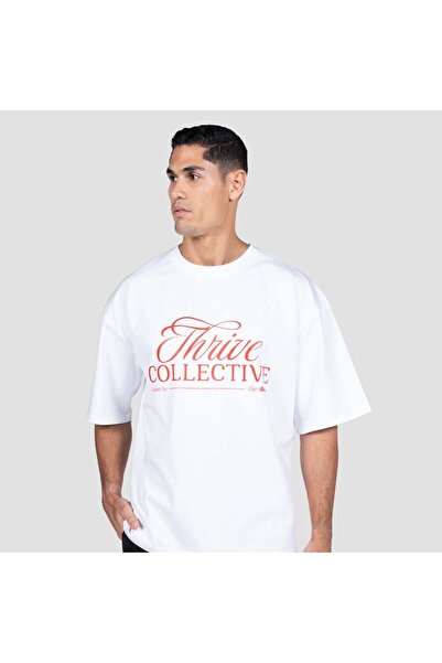 GymBeam Tricou Thrive Alb L
