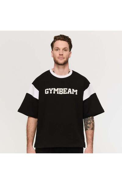 GymBeam Tricou Varsity Premium Gros Negru XL