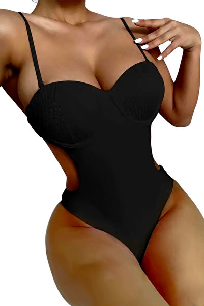 VeeShop Elegant one-piece swimsuit with molded cups and bare back